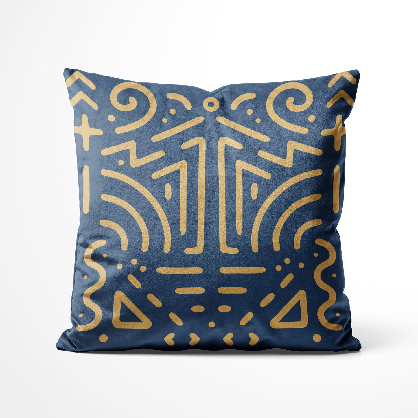 Start Somethin' Large Indigo/Taupe Cushion